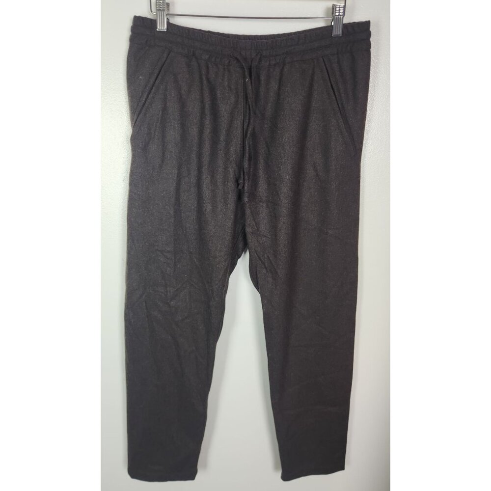 Billy Reid Men's Sz. M Brown Wool Pull Up Elastic Waistband Pants